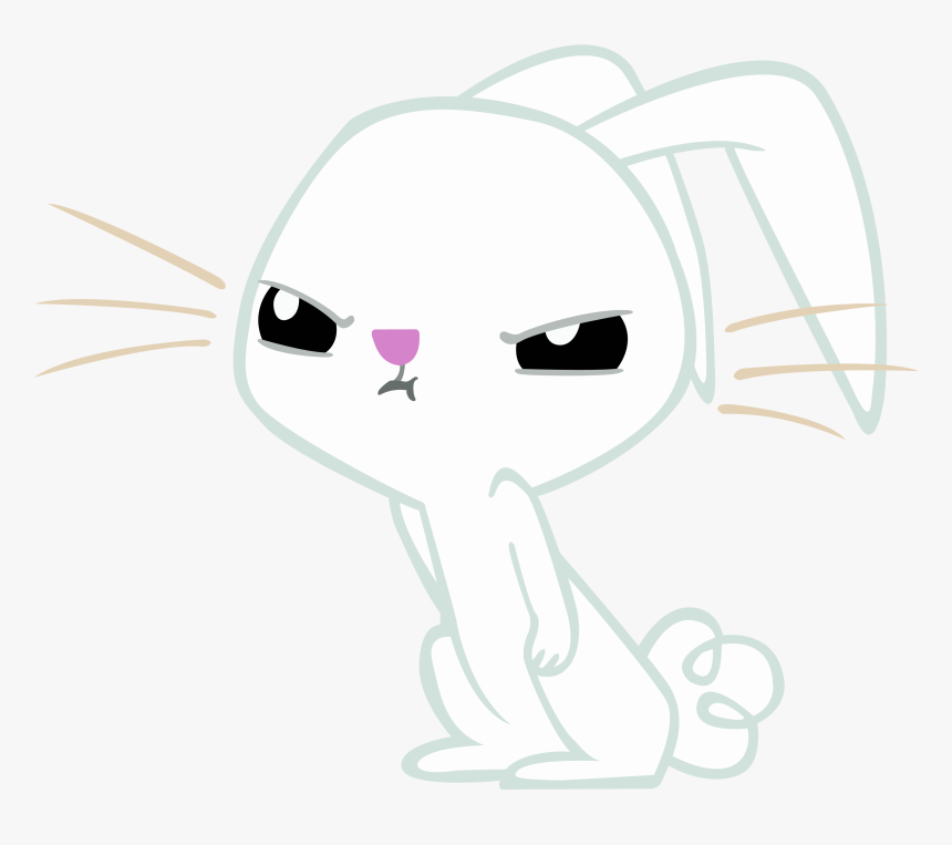 Transparent Sitting Rabbit Clipart - My Little Pony Angry Bunny, HD Png Download, Free Download