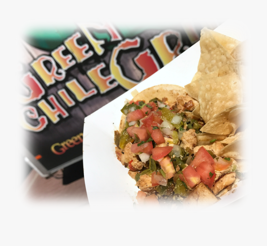 Green Chile Truck With Tacos About Us - Dish, HD Png Download, Free Download