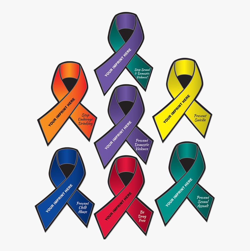 Distracted Driving Awareness Ribbon Clipart , Png Download - Distracted Driving Awareness Ribbon Color, Transparent Png, Free Download