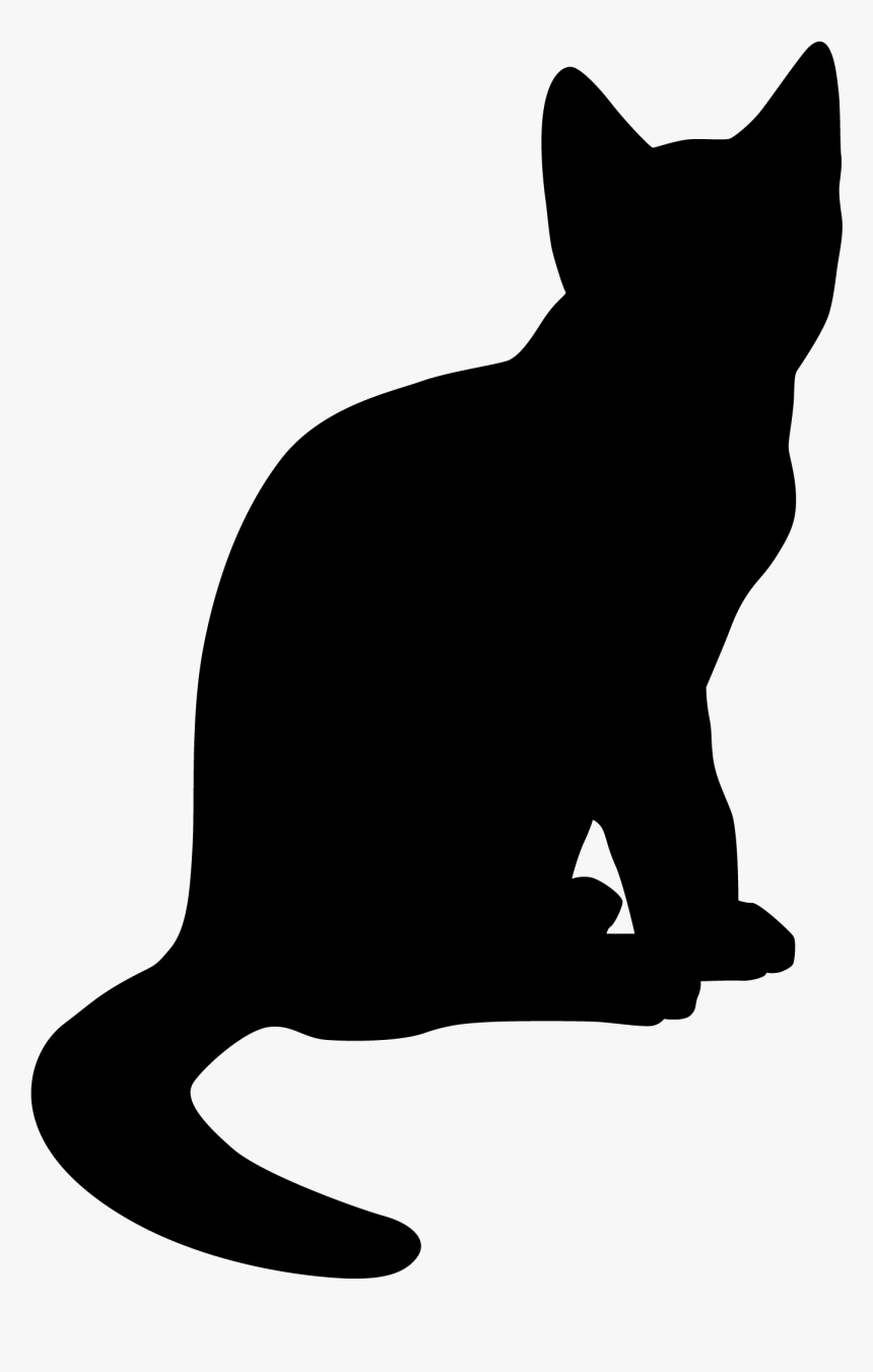 Download Free Download Black Cat Drawing Clipart Cat - Black Cat Drawing Transparent, HD Png Download, Free Download