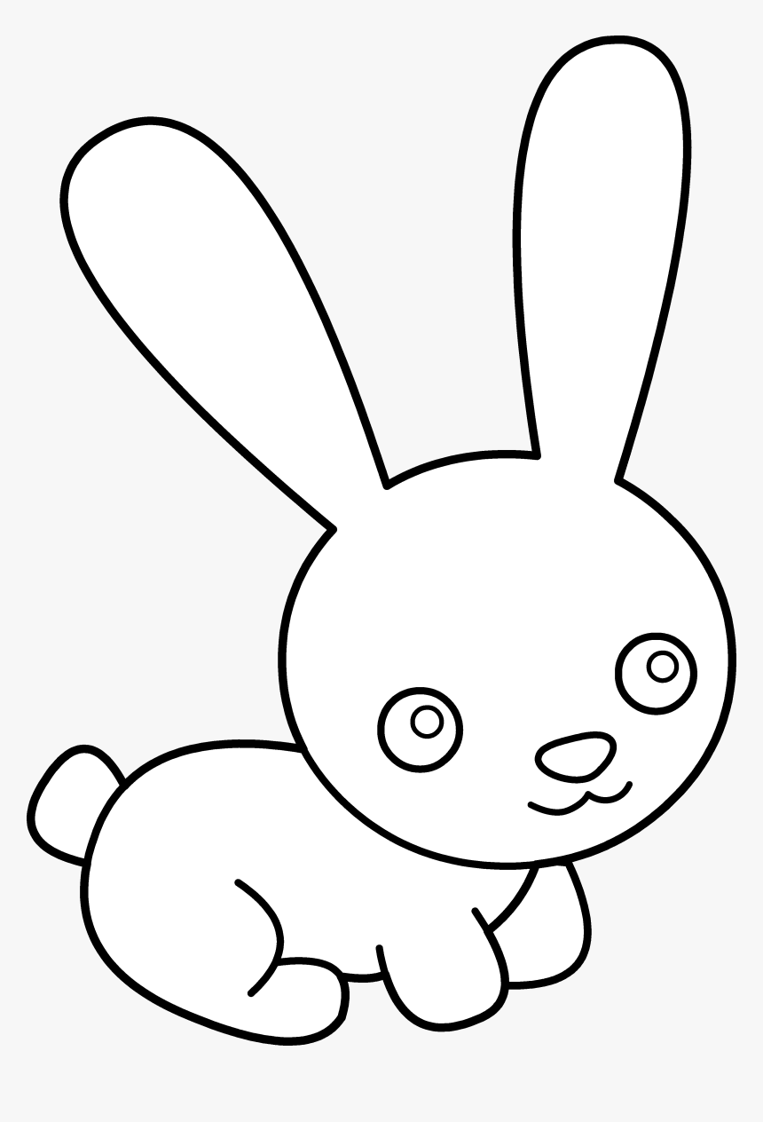 Ear Clipart Squirrel - Bunnies Clipart Black And White, HD Png Download, Free Download