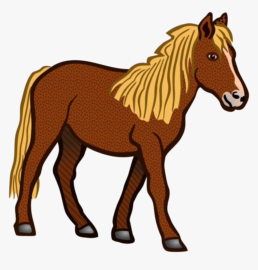 Clip Art Coloured Big Image - Horse Clipart Png, Transparent Png, Free Download