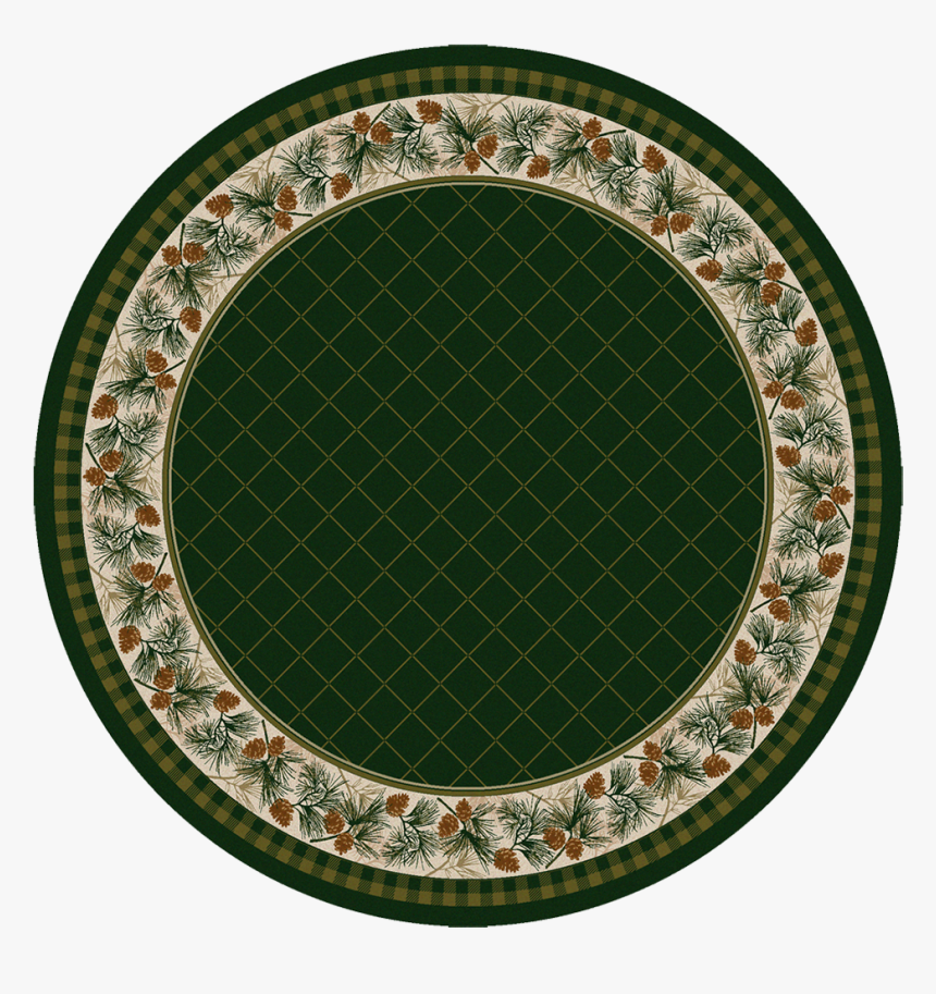 Round Rug Png - Burgundy Round Area Rug, Transparent Png, Free Download