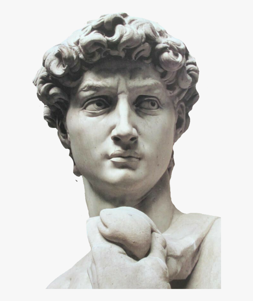 Transparent Statue Of David Png - Michelangelo David Statue Face, Png Download, Free Download