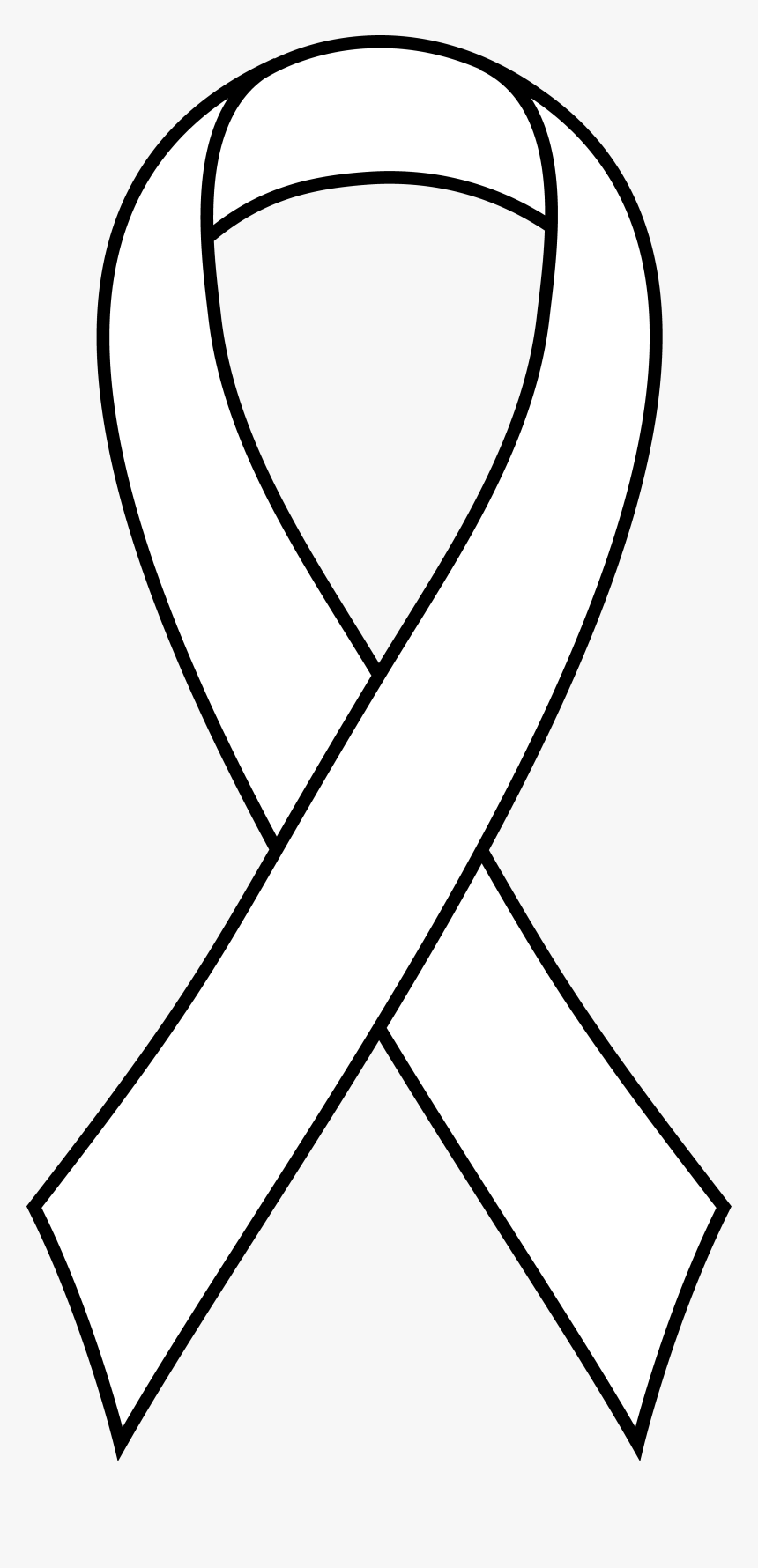 Clip Art Awareness Ribbon Vector Free - Lung Cancer Ribbon Svg, HD Png Download, Free Download