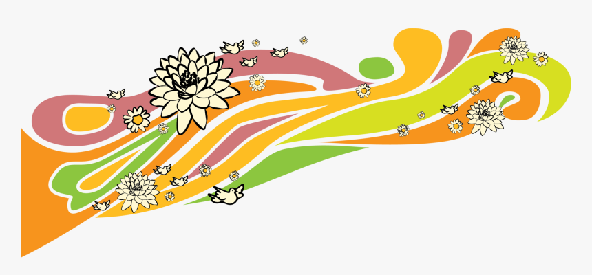 70s Flower Power Png, Transparent Png, Free Download