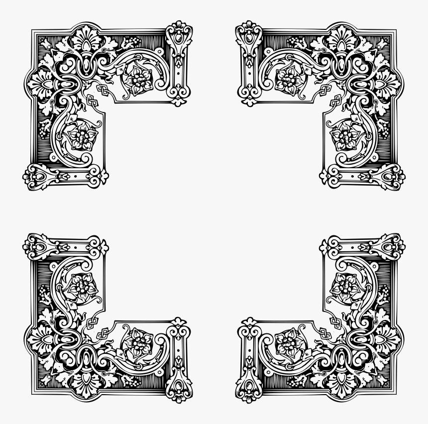Vintage, Ornamental, Decorative, Floral, Flourish - Vintage Ornamental, HD Png Download, Free Download