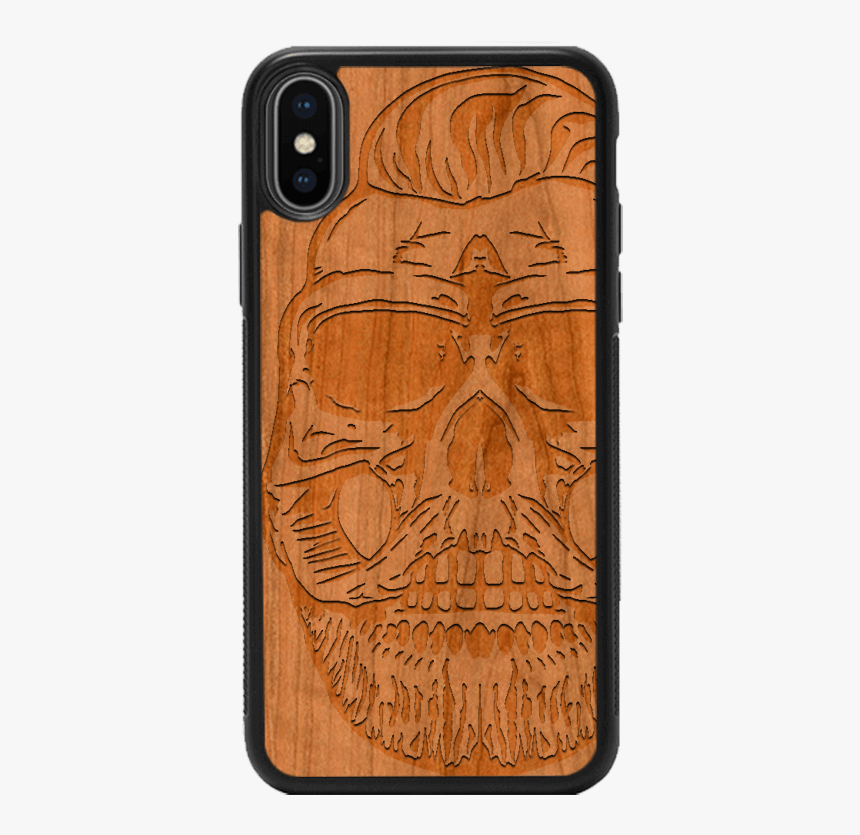 Hipsterskulliphonex - Iphone 6s Wood Case Wolf, HD Png Download, Free Download