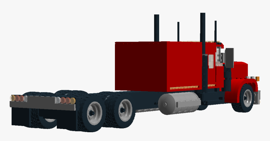 1996 Peterbilt 379 Flattop Custom - Trailer Truck, HD Png Download, Free Download