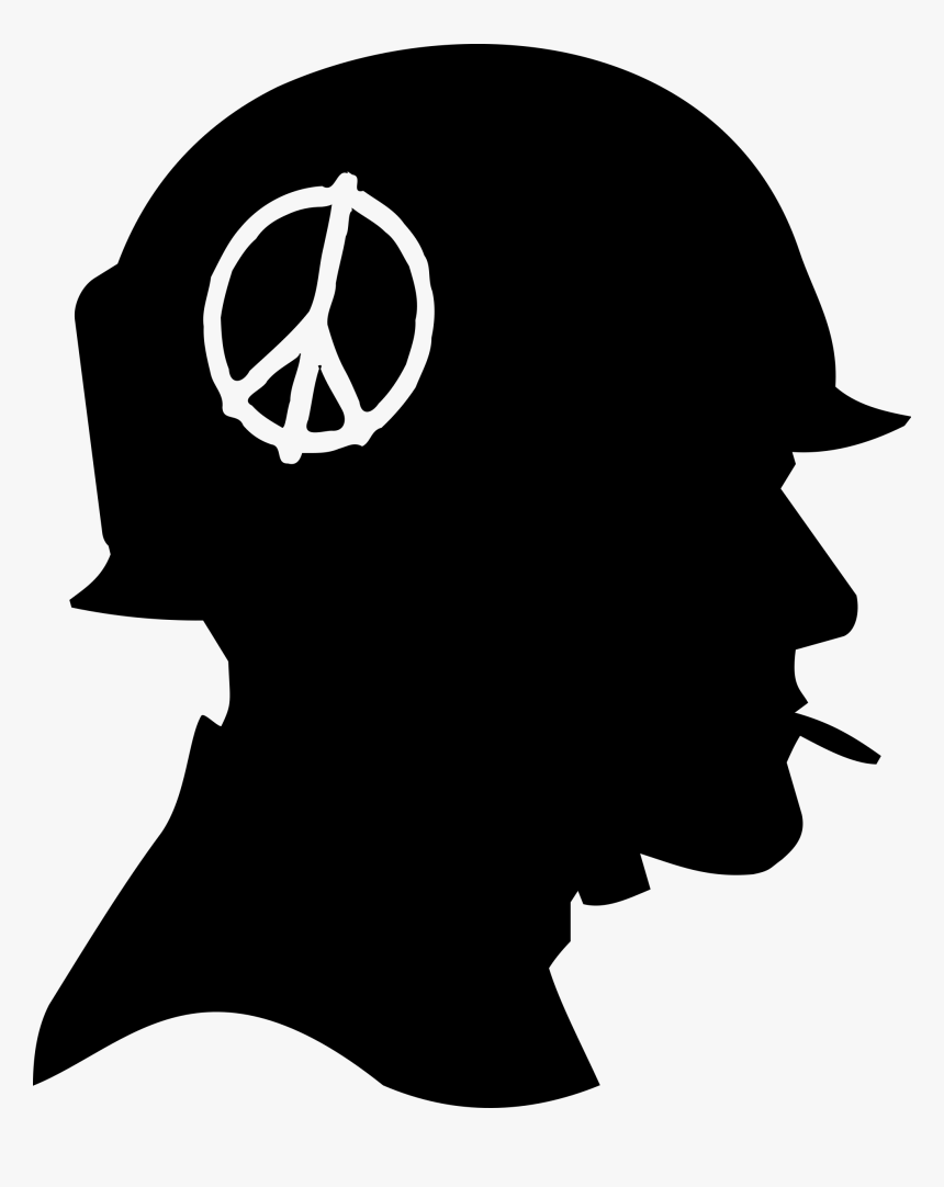 Vietnam Soldier Profile Silhouette Dingbat Clip Arts, HD Png Download, Free Download