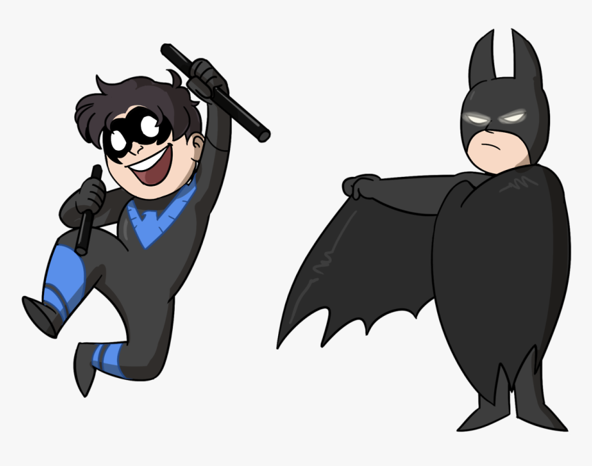 Transparent Nightwing Png - Cartoon, Png Download, Free Download