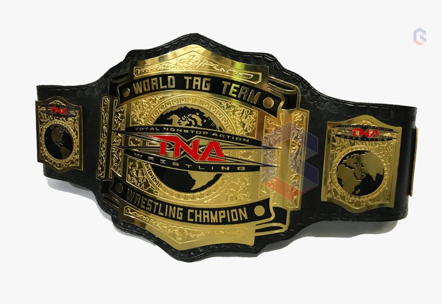 Champs Tna Replica Wrestling Championship Belt Real - Badge, HD Png Download, Free Download