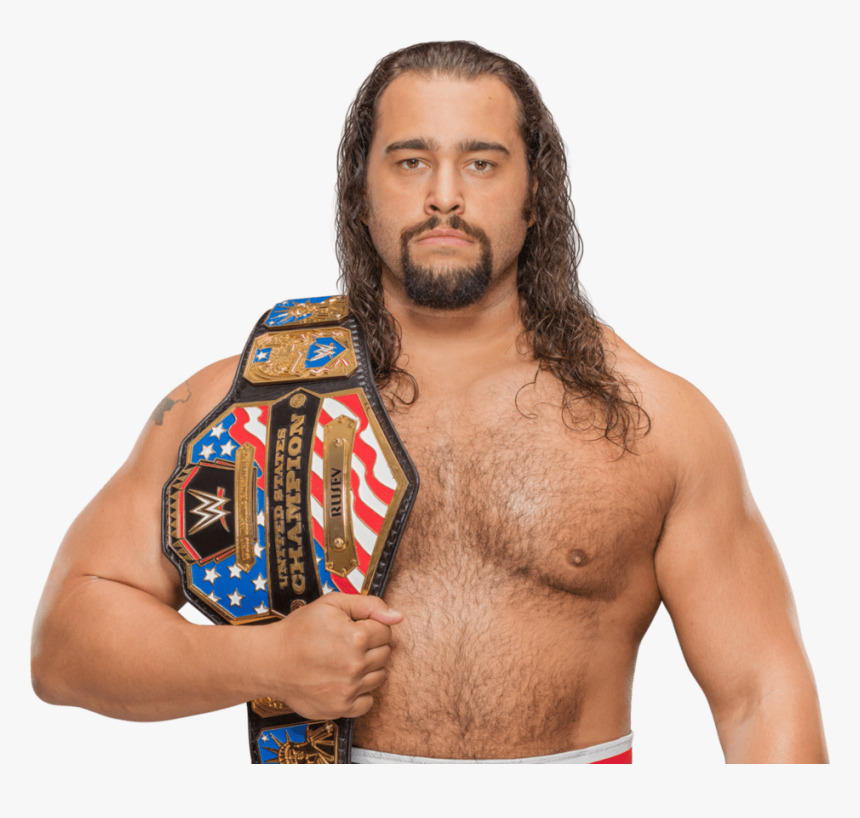 Rusev Champion With Belt - Wwe United States Champion Rusev, HD Png Download, Free Download