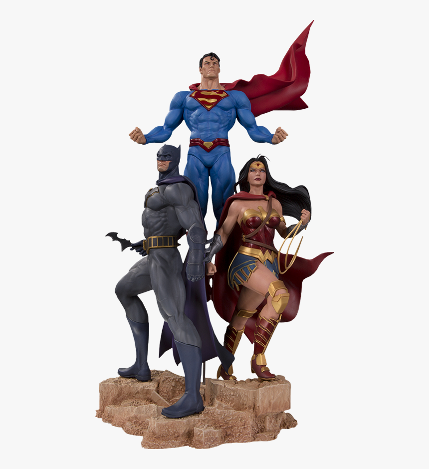 Dc Designer Series Trinity Statue, HD Png Download, Free Download