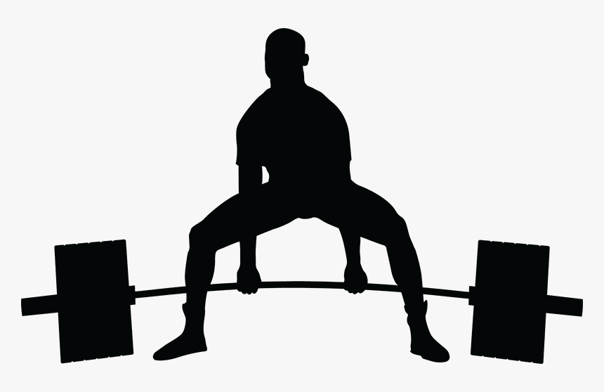 Powerlifting Silhouette, HD Png Download, Free Download