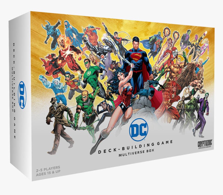 Dc Comics Deck Building Game - Dc Comics Deck Building Game Multiverse Box, HD Png Download, Free Download