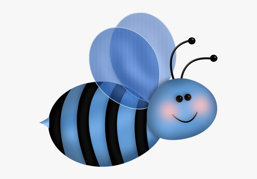 Ϧees ‿✿⁀ Insect Clipart, Bee Clipart, Flying Insects, - Blue Bee Clipart, HD Png Download, Free Download