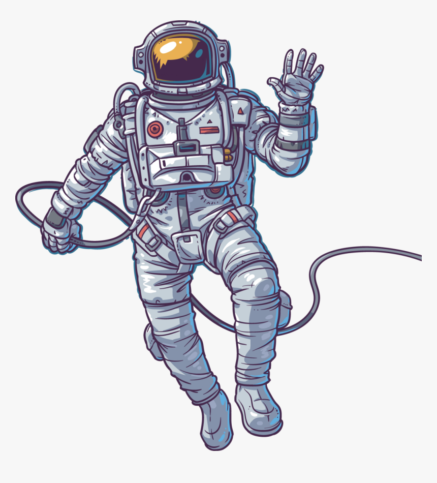 Astronaut Drawing Royalty-free - Astronaut Drawing, HD Png Download, Free Download