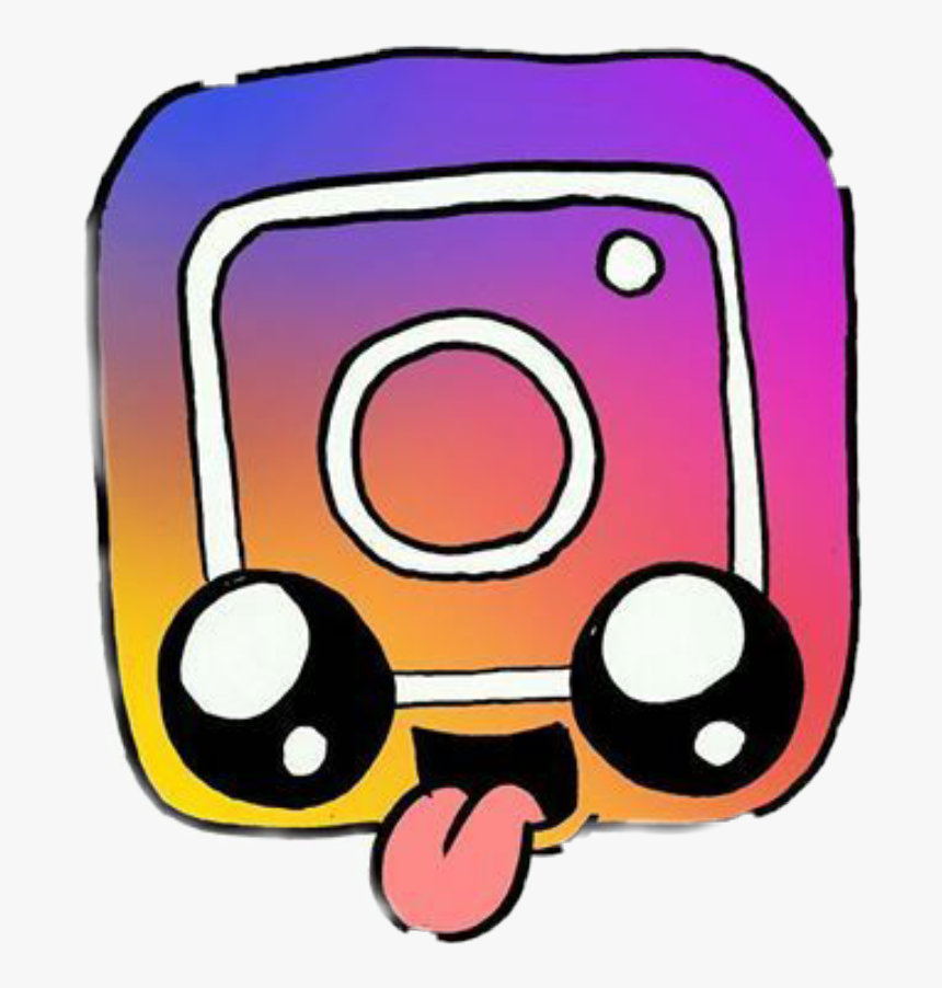 Insta Instagram Instagramlogo Logo Rainbow Blue Kawaii Cute