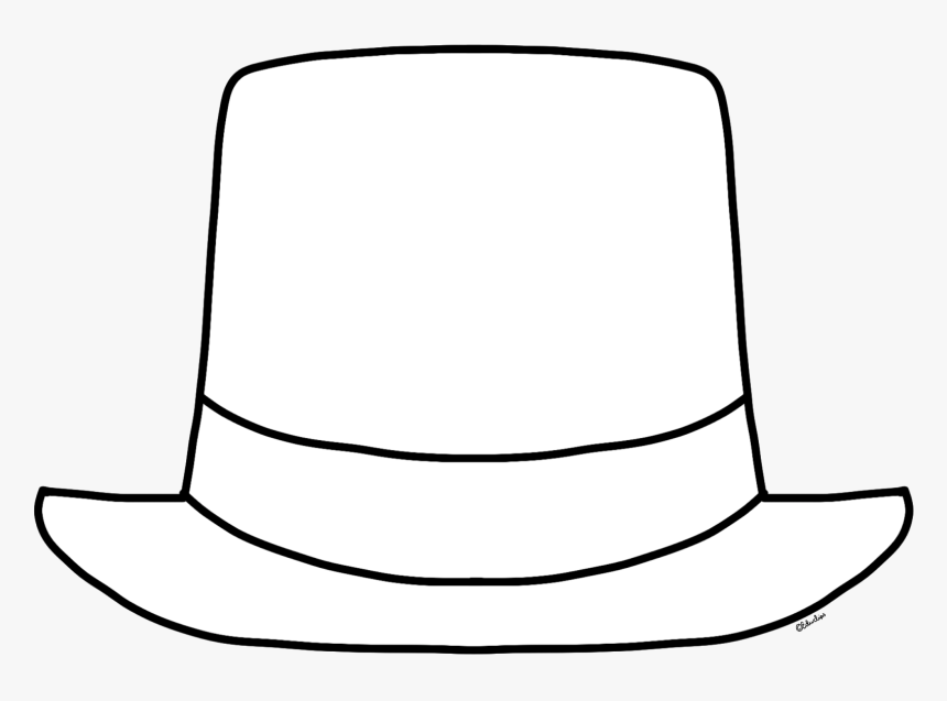 Fedora Clipart New Year - White Top Hat Clipart, HD Png Download, Free Download