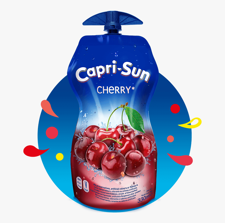 Transparent Cherry Png - Capri Sun Cherry 330ml, Png Download, Free Download