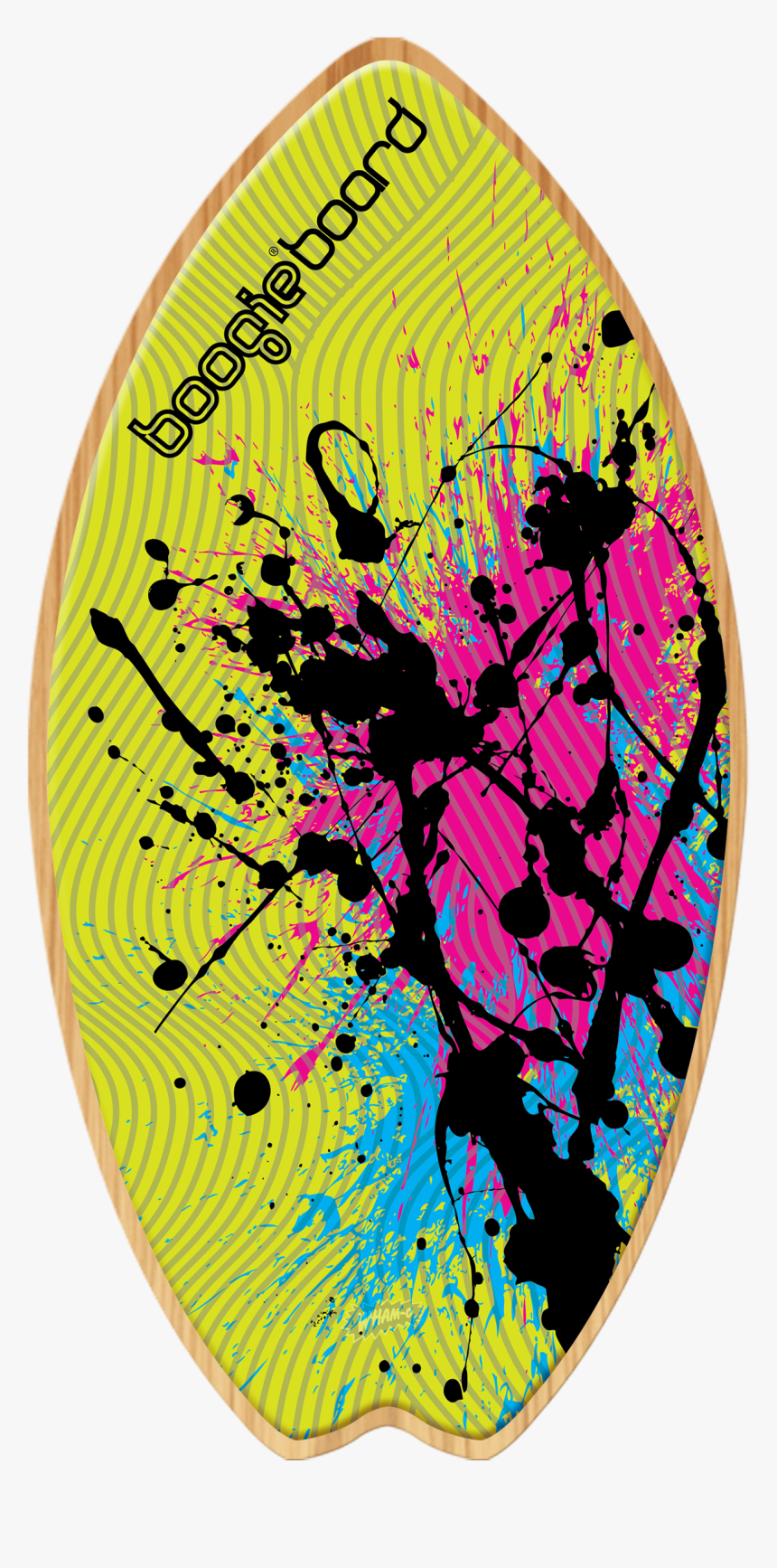 34068 Bb2012 Evaskimboard Green Render - Skimboard Boogie Board, HD Png Download, Free Download