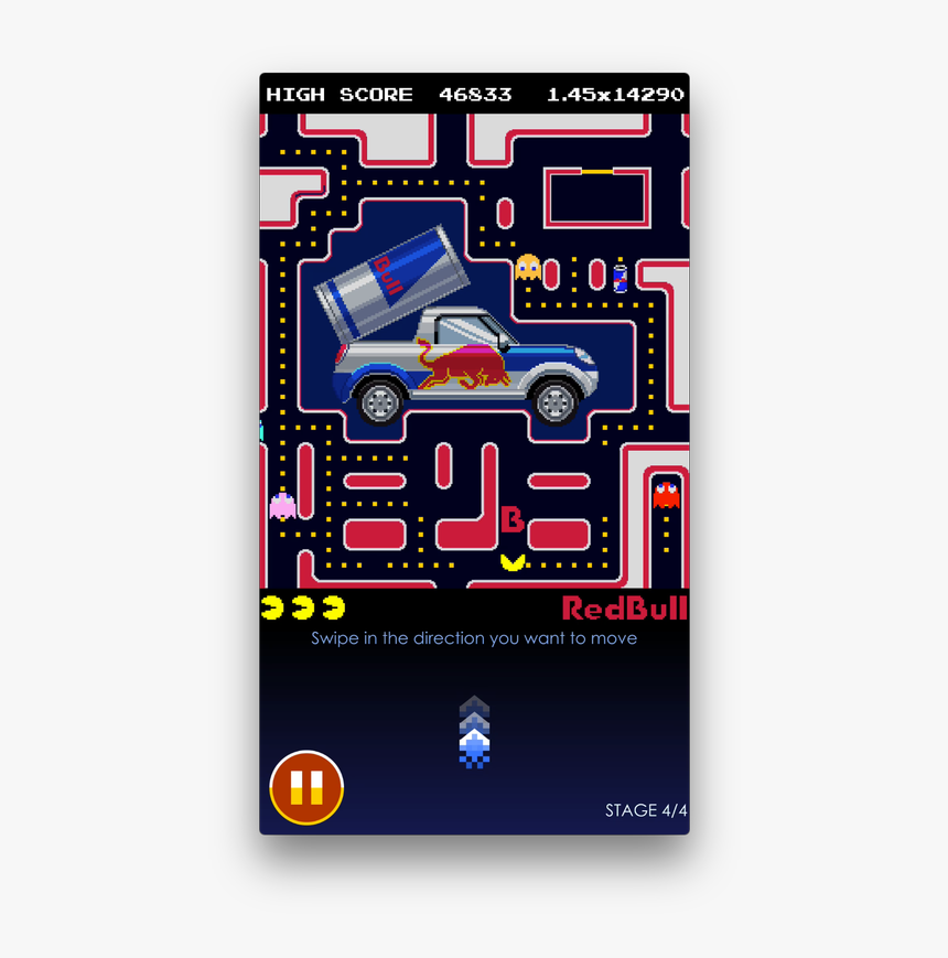 Red Bull And Pac-man Team Up For Special, Limited Edition - Car, HD Png Download, Free Download