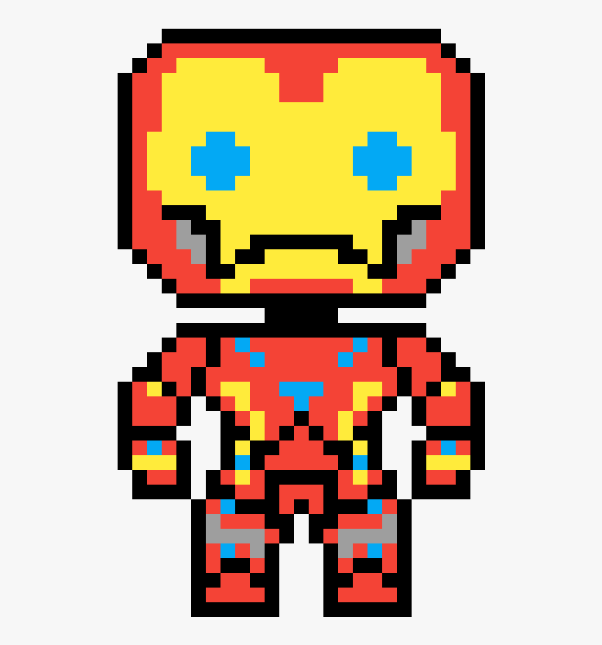 Iron Man Png -iron Man 8 Bit - Iron Man 8 Bits, Transparent Png, Free Download