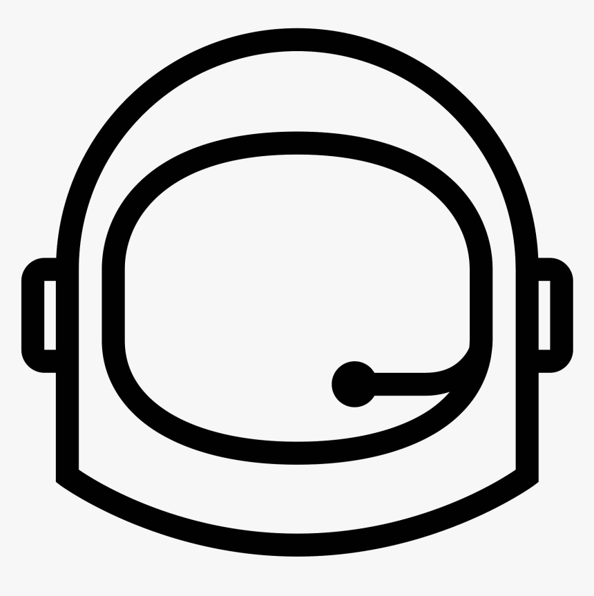 Clip Art Astronaut Helmet Png - Astronaut Helmet Drawing Easy, Transparent Png, Free Download