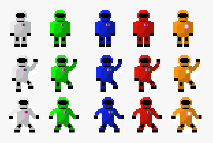 Space Man Png -pixel Art Clipart , Png Download - Pixel Space Man, Transparent Png, Free Download