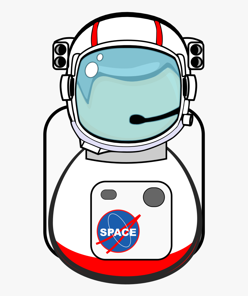 Astronaut - Clip Art Astronaut Helmet, HD Png Download, Free Download