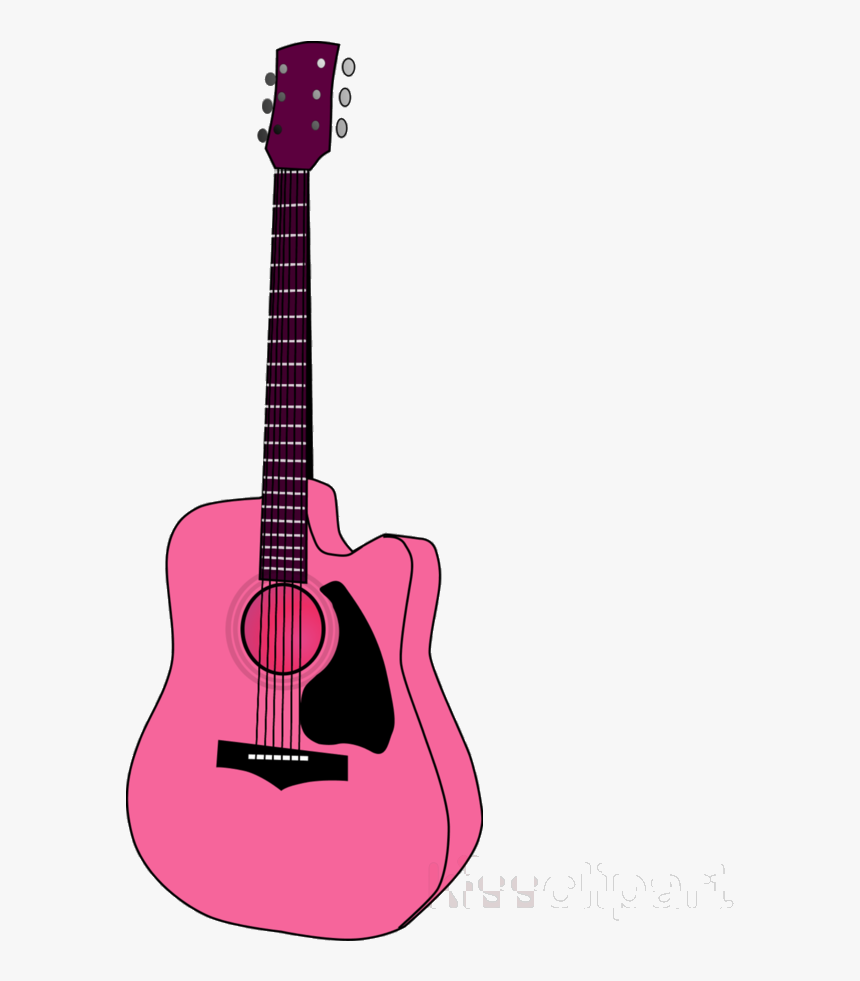 Guitar Cliparts For Free Clipart Pink And Use Transparent - Guitar Clip Art, HD Png Download, Free Download