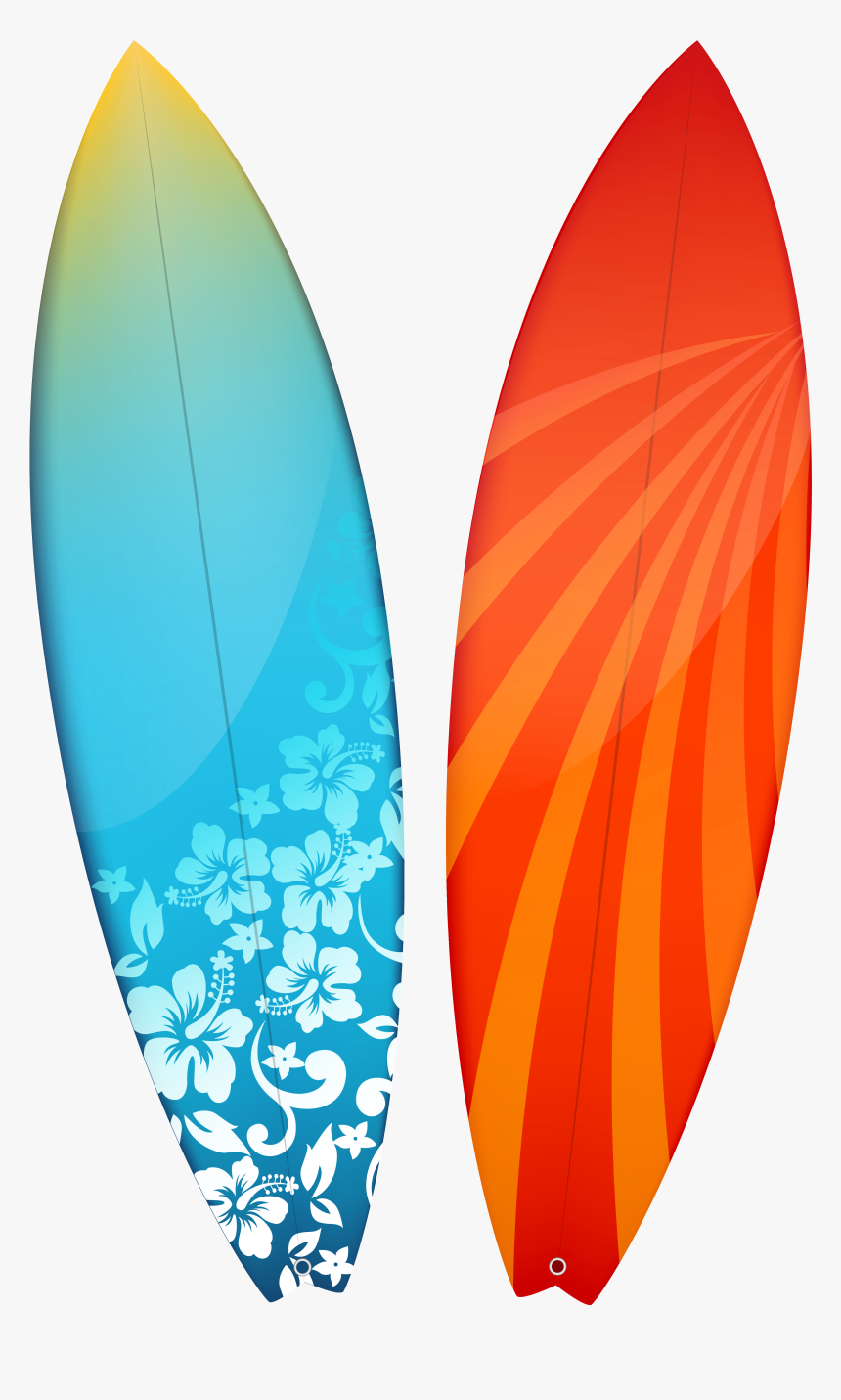 Surfing Clipart Summer - Surfboard Clipart, HD Png Download, Free Download