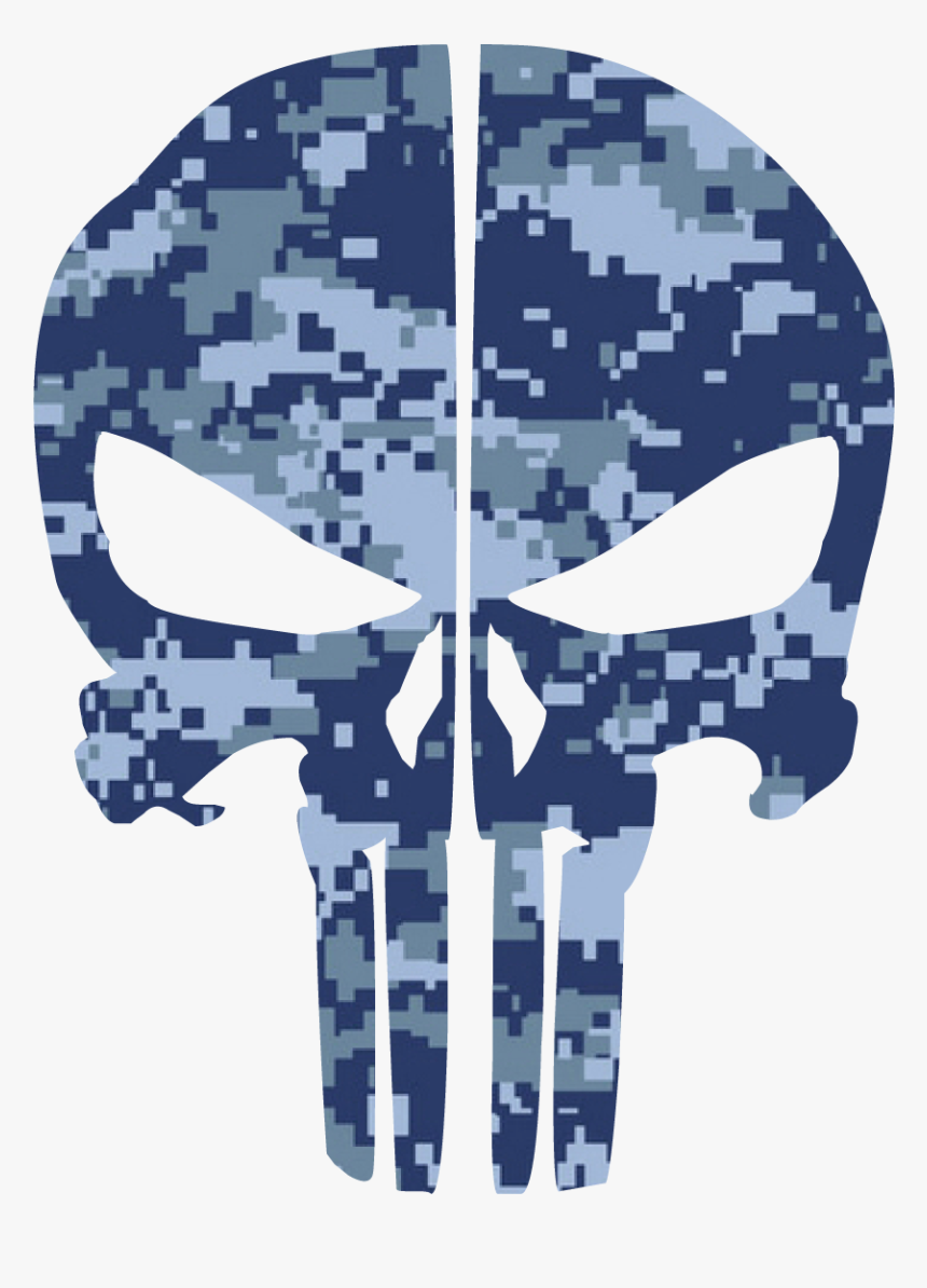 Camo Punisher Skull Png, Transparent Png, Free Download