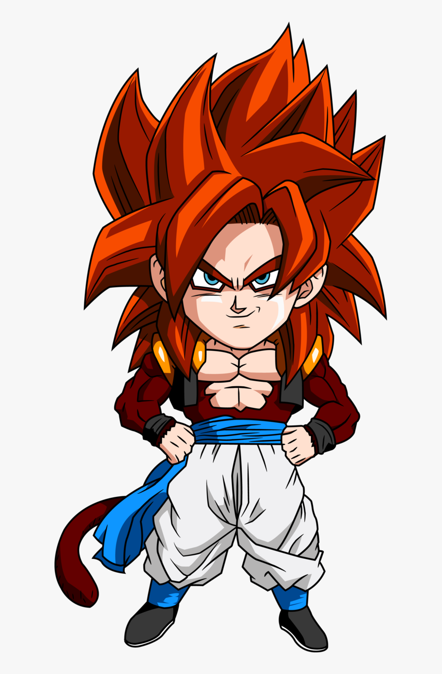 Chibi Gogeta Ssj4, HD Png Download, Free Download