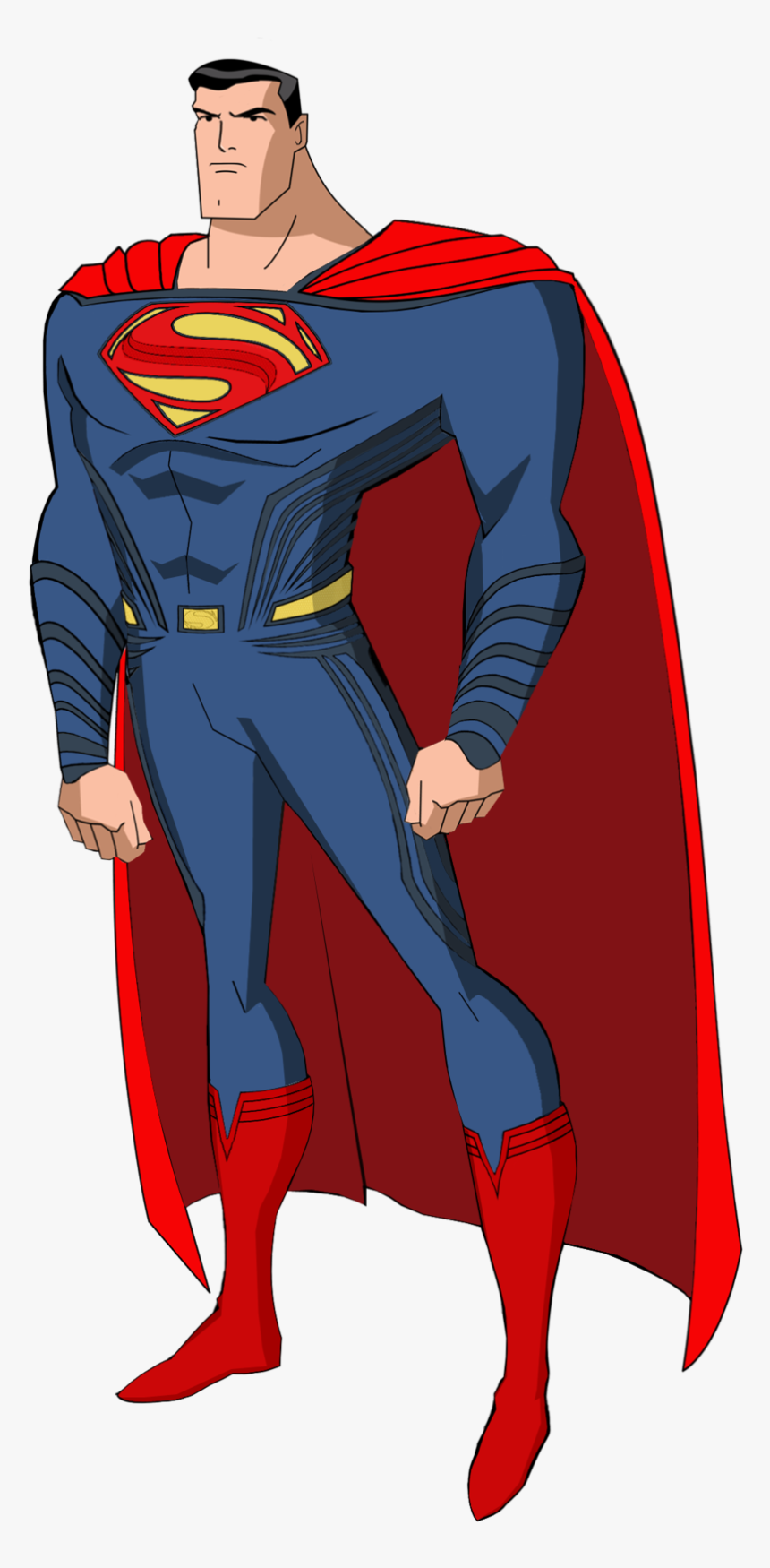 Junkyard Drawing Superman Transparent Png Clipart Free Superman Justice League Cartoon Png Download Kindpng
