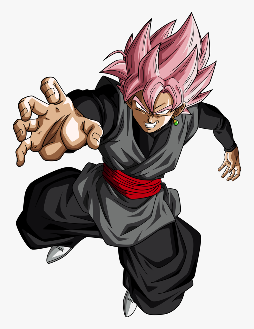 Goku Black Rose Png - Black Goku Ssj Png, Transparent Png, Free Download