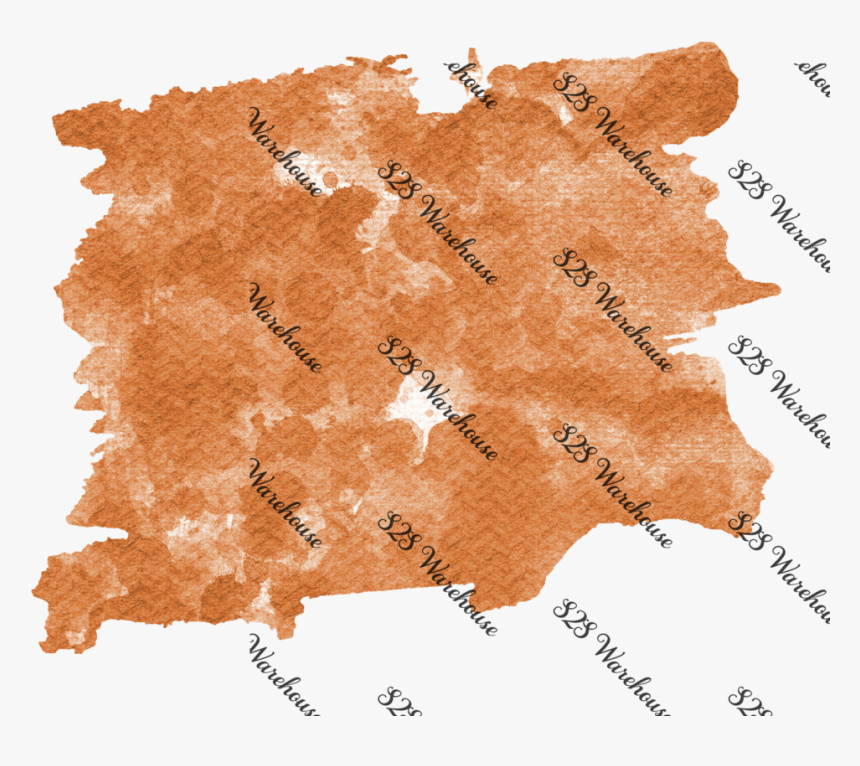 Orange Splash Background - Map, HD Png Download, Free Download