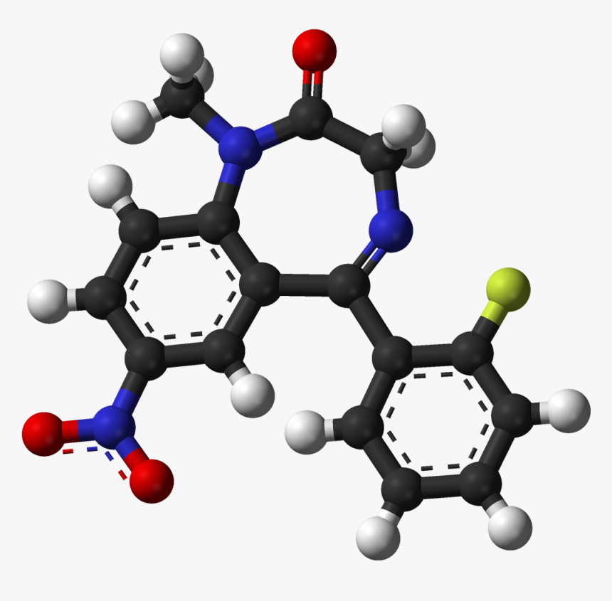 Flunitrazepam 3d Balls - Rohypnol Ingredients, HD Png Download, Free Download