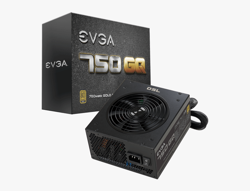 Evga 750 Gq 80+ Gold 750w, HD Png Download, Free Download