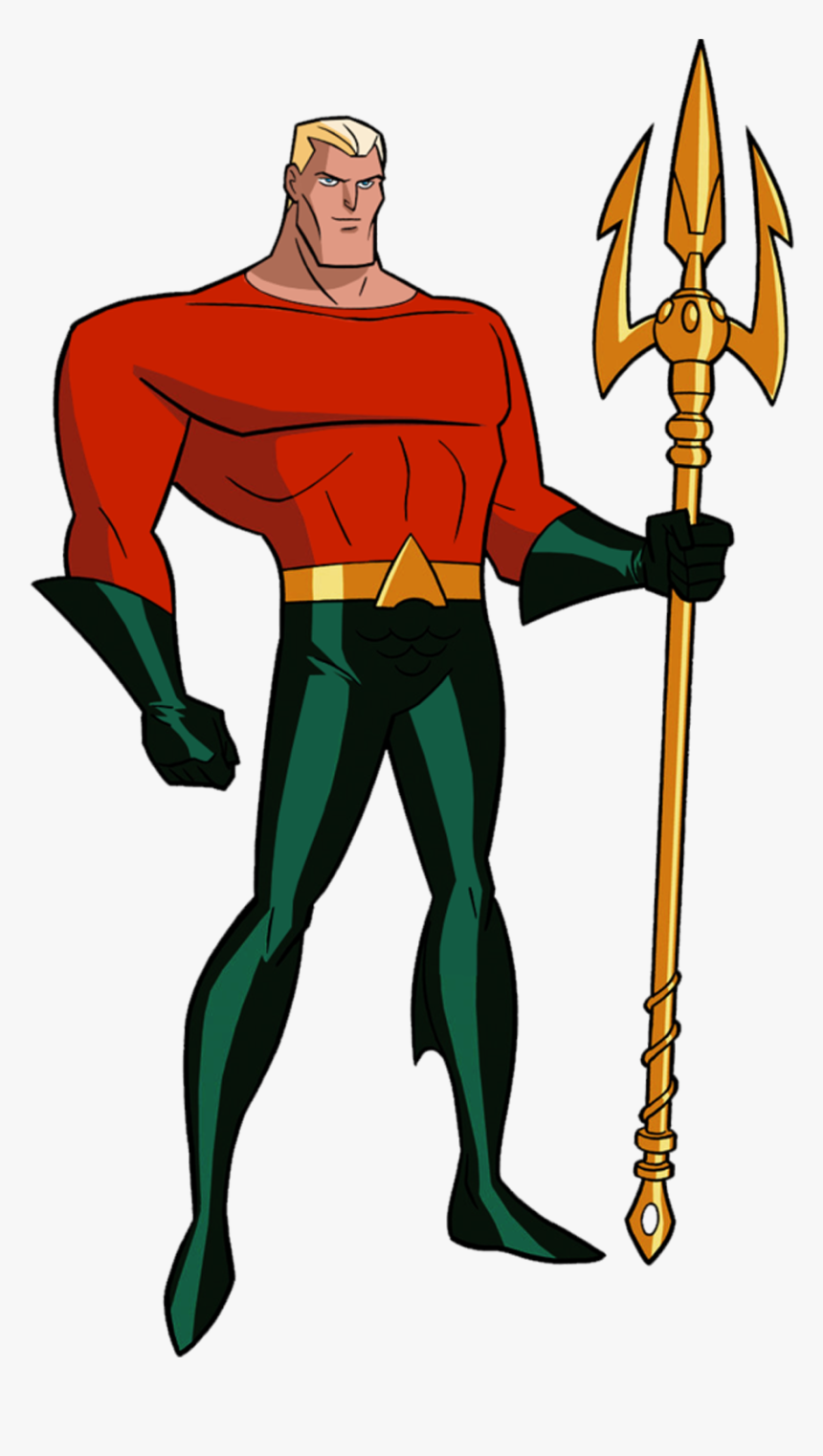 Clip Art Aquaman Cartoon - Justice League Aquaman Cartoon, HD Png Download, Free Download