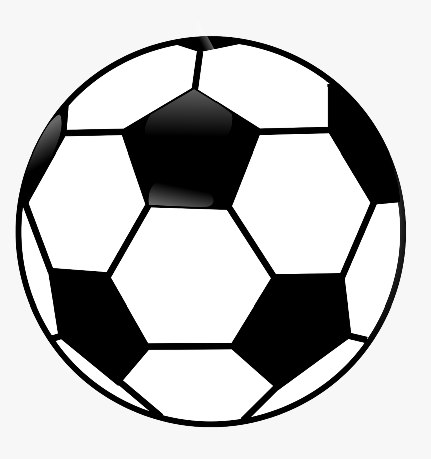 Clipart Black And White Ball , Transparent Cartoons - Soccer Ball Clipart Black And White, HD Png Download, Free Download