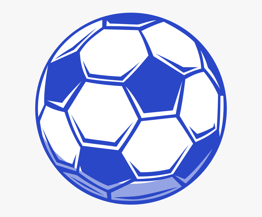 Blue Soccer Ball Png Clipart , Png Download - Soccer Ball Clipart Blue, Transparent Png, Free Download