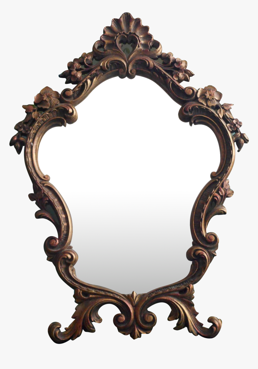 Vector Transparent Rl L Jpg And Mirror Home Interior - Ornate Mirror Vintage, HD Png Download, Free Download