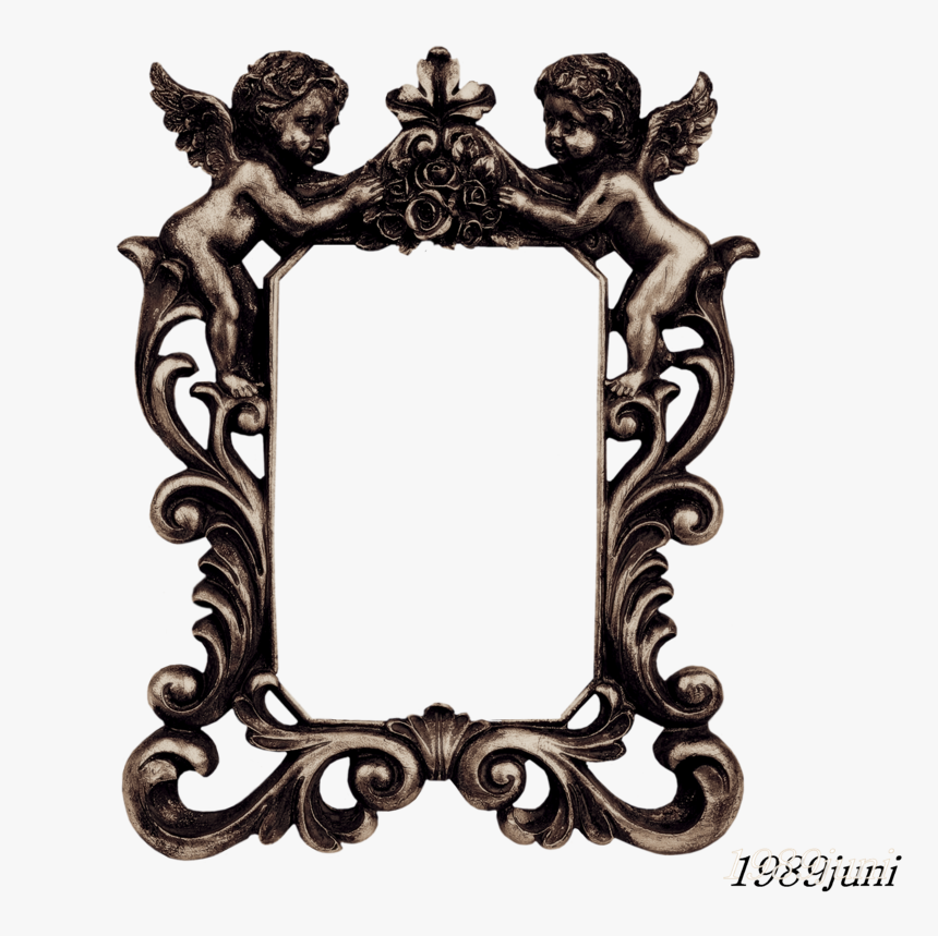 Mirror Picture Frames Vintage Clothing Antique - Fancy Picture Frame Drawing, HD Png Download, Free Download