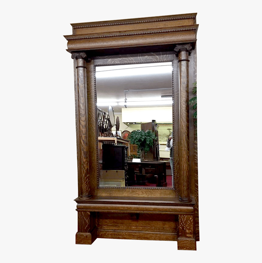 Antique Mirror With Pillars, HD Png Download, Free Download