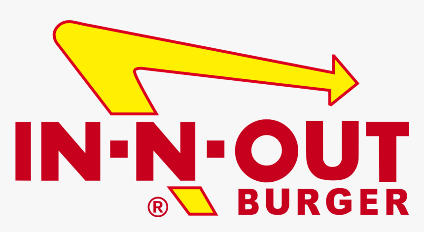 In N Out Burger Logo - N Out Burger Logo, HD Png Download, Free Download