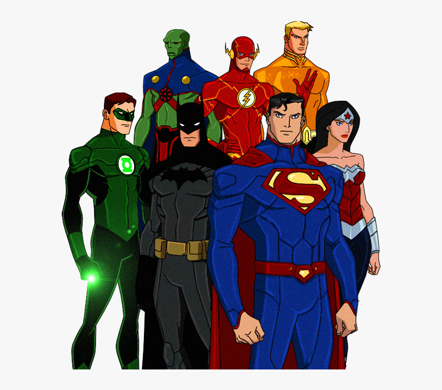 Superhero,fictional Character,hero,justice Figure,costume,batman - Justice League New 52 Animated, HD Png Download, Free Download