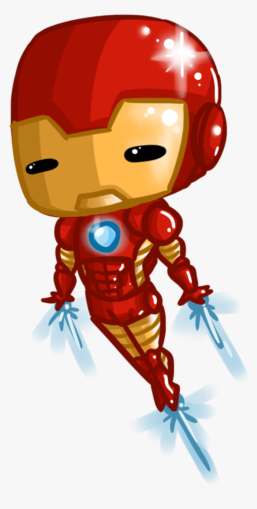 Transparent Man Clipart - Iron Man Chibi Drawing, HD Png Download, Free Download