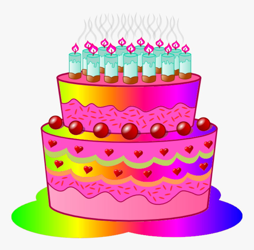 Transparent Birthday Cake Transparent Png - Birthday Cake Clip Art, Png Download, Free Download
